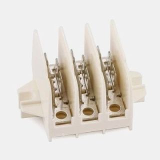Verdeelblok met 15 platte klemmen van 6,3 mm²