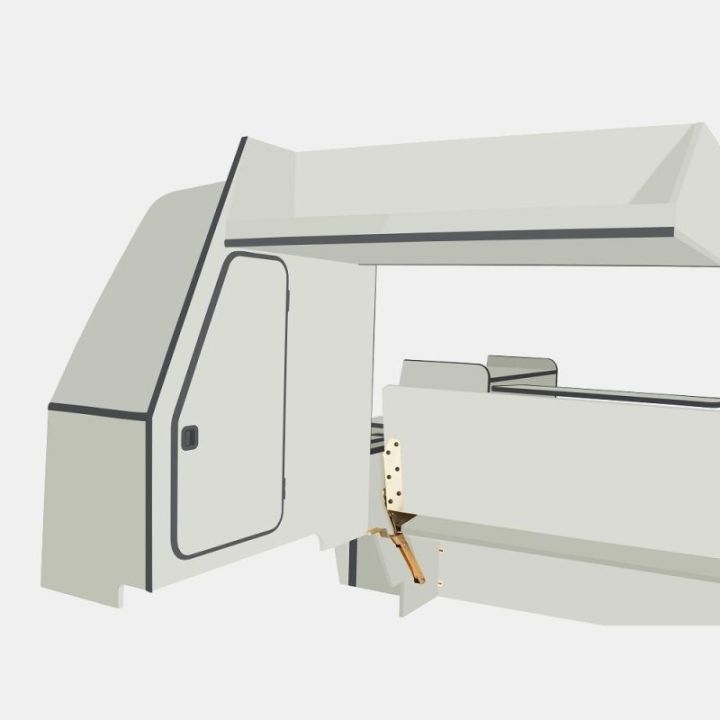 Meubles AGATHE spécifique pour Volskswagen Transporter T25/T3 - bois gris (1979-1992)