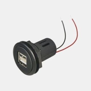 Tomada USB dupla 2x2,5 A 12/24V