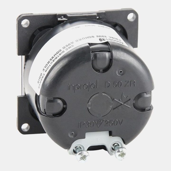 220V dark grey schuko socket CBE cover