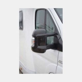 Paire de coques de protection NOIRES pour rétroviseurs bras COURTS pour Ducato depuis 2007