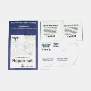 Kit de réparation de toile PVC Isabella pour auvents et tentes.