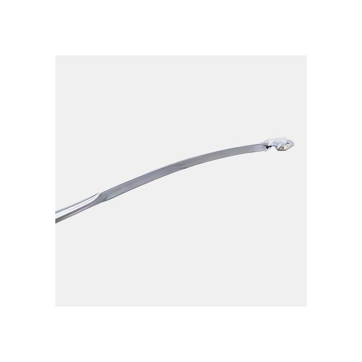 Barre anti poche d'eau en acier galvanisé Ø 19x22 mm L: 165-255 cm