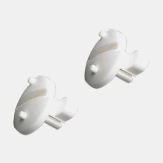 Witte vergrendelingen voor Dometic ventilatieopeningen voor koelkasten - verkocht in verpakkingen van 2