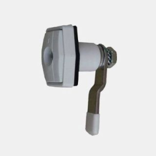 Serrure de portillon ZADI Push hexagonale blanche