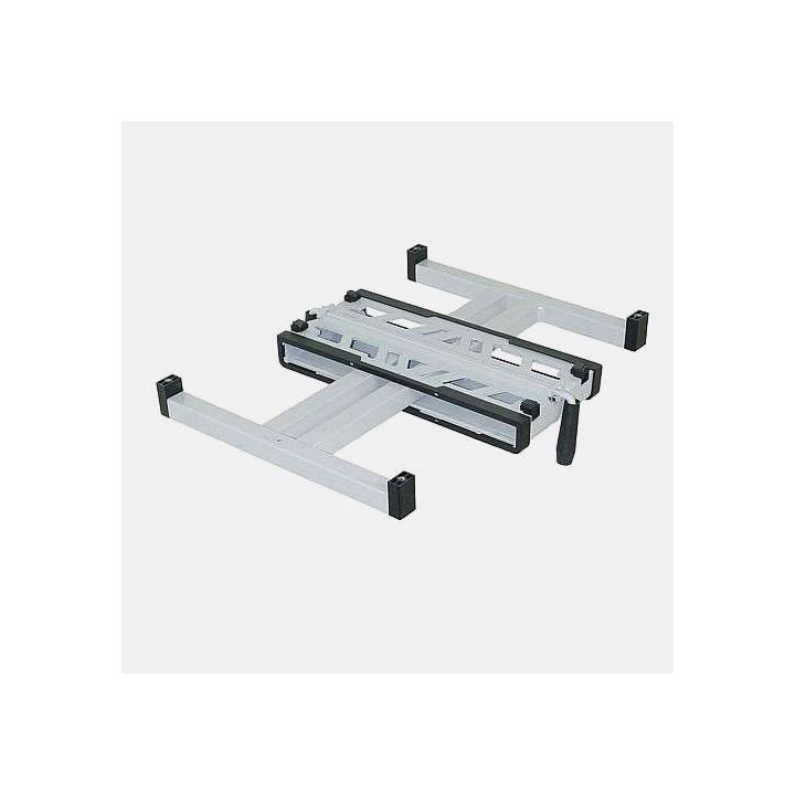 Pé de mesa telescópico em alumínio PRIMERO COMFORT HVK Altura máxima: 705 mm