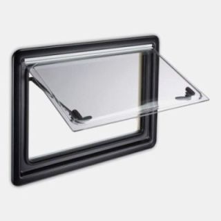 Finestrino a compasso acrilico nero 900 x 450 mm S4 Seitz DOMETIC - Speciale furgoni