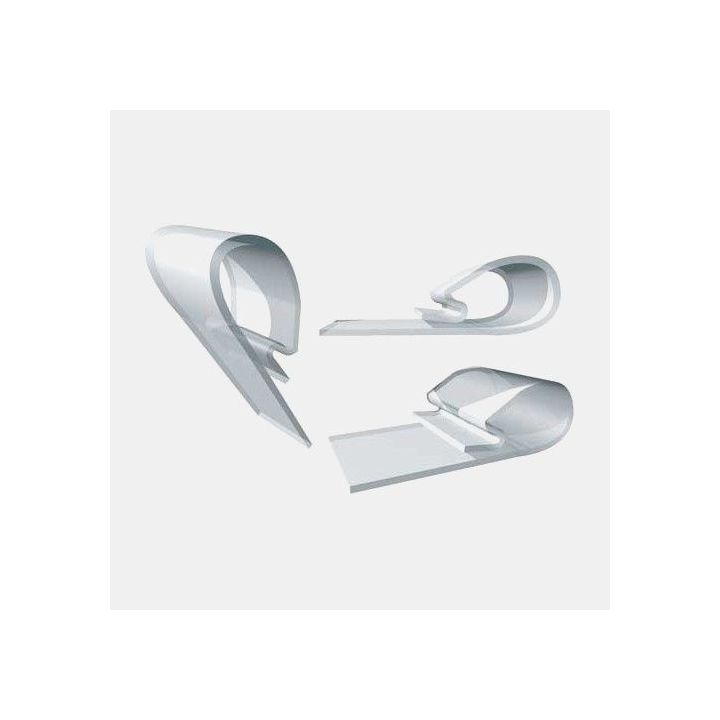 Kit 20 glisseurs plastique pour rideaux auvents
