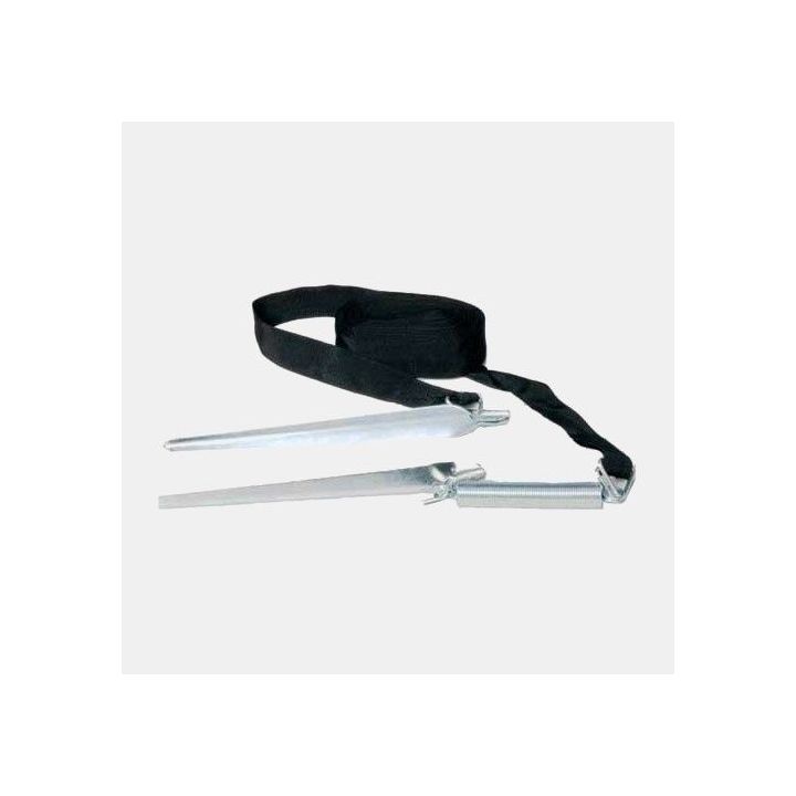 Sangle auvent anti-tempête XXL-14 m x 4 cm-noire