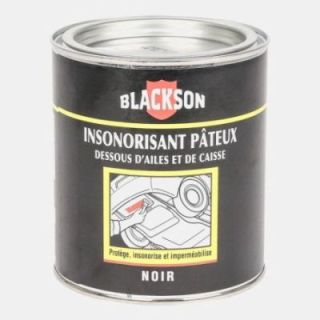 Insonorisant pâteux noir BLACKSON - pour dessous d'aile et de caisse - pot 1kg