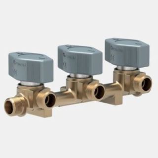 3-weg hogedruk gaskraan voor 8 mm diameter gasleiding