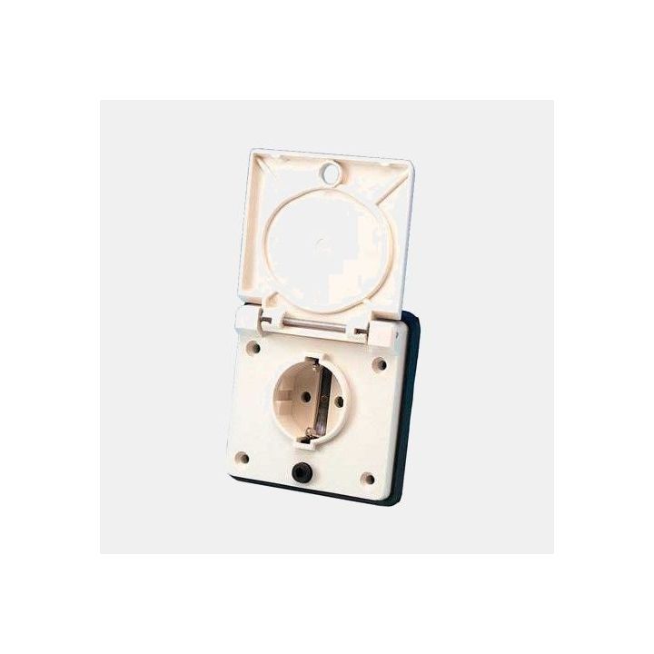 Socle extérieur 230V Femelle Schuko 10A.
