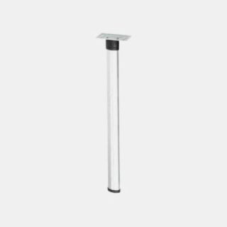 Klappbares Tischbein oval silber 675 mm