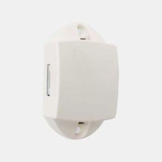Boitier serrure push lock blanc - version avec encoches