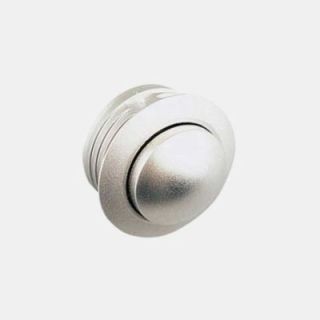 Knob+rosace matt nickel-plated mini push lock