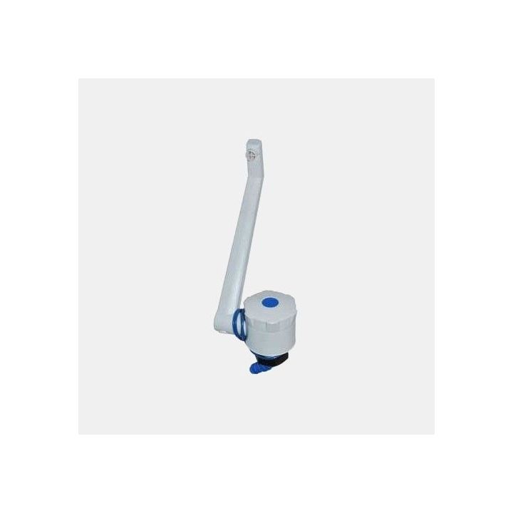 Hinged cold water tap, white