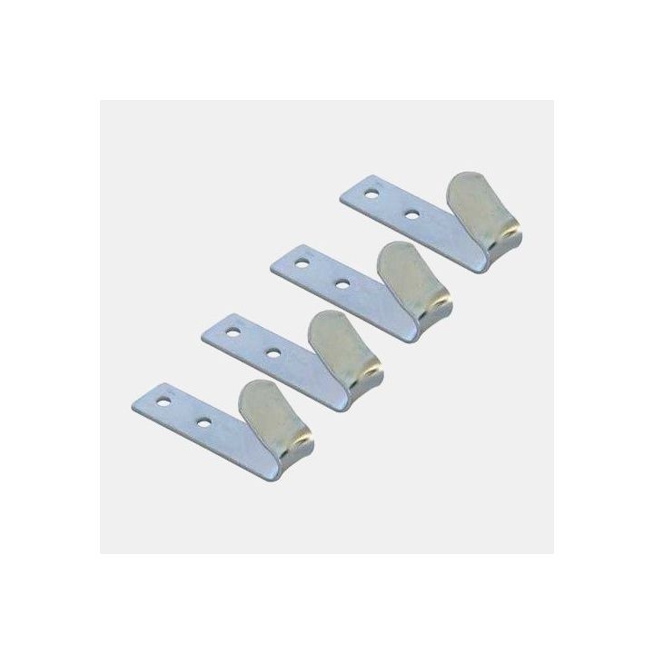 Set mit 4 Haken zum Anschrauben 72 mm