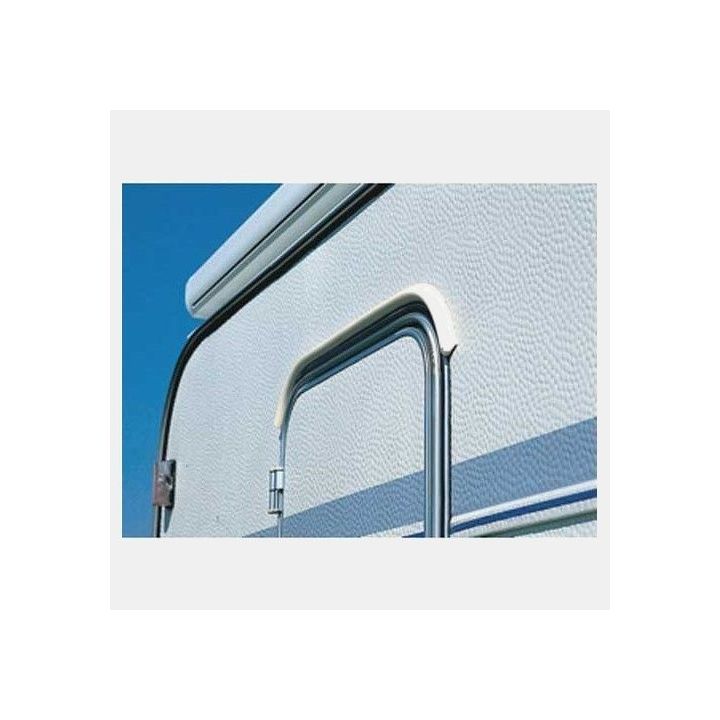 Gouttière blanche DRIP STOP 75 cm Fiamma pour porte de caravane et camping-car