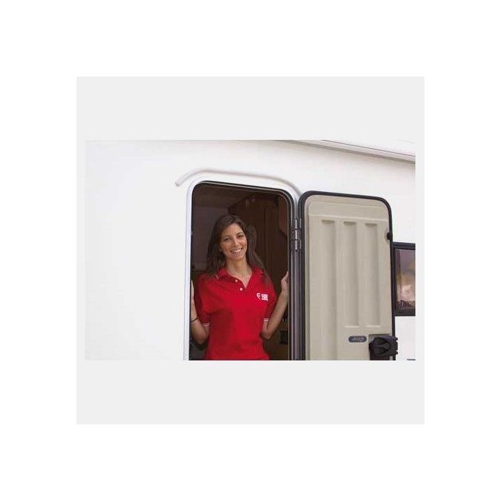Gouttière blanche DRIP STOP 75 cm Fiamma pour porte de caravane et camping-car