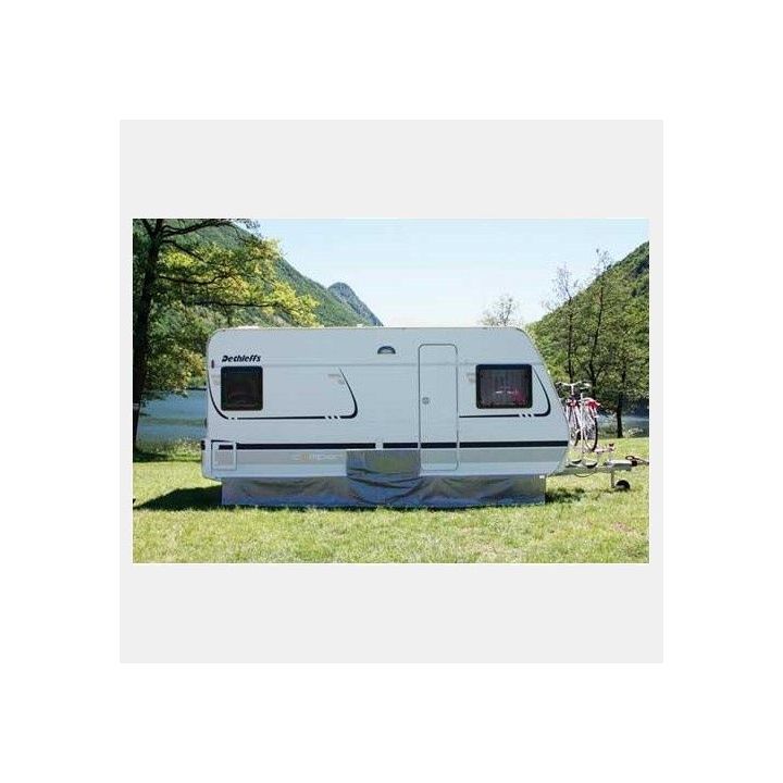 Caravan zijafscherming 450 x 60 grijs SKIRTING CARAVAN FIAMMA
