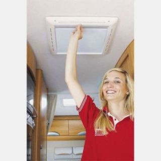 Store cassette lanterneau ROLLO VENT 400x400 mm blanc FIAMMA