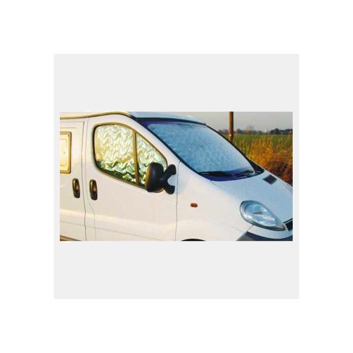 Jeu de 9 Rideaux intérieurs isolants Opel VIVARO B - châssis LONG - 2 portes arrière - à partir de 2015