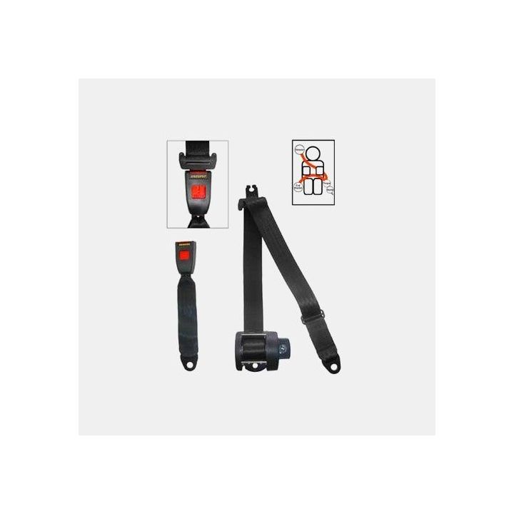 Cinto de segurança retráctil de 3 pontos universal SECURON
