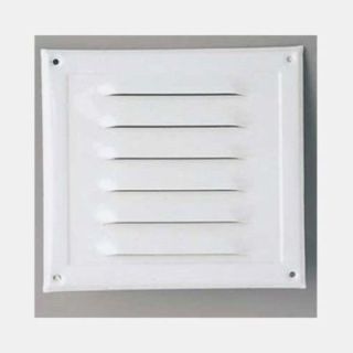 Grille aération 130x120 Aluminium laqué blanc