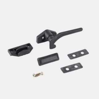 Fermeture Polyfix complète noir baie Polyplastic - entraxe fixation : 20 mm.