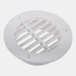 Lüftungsgitter Kunststoff Ø110 mm weiß