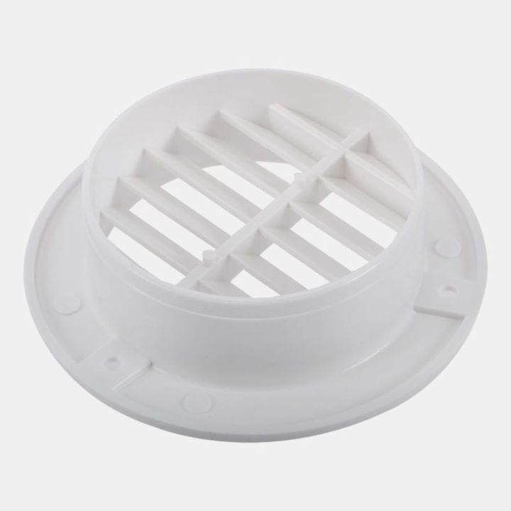 Grille aération plastique Ø110 mm blanc