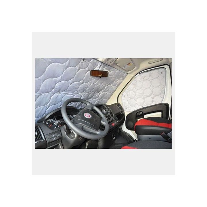 Jeu de 9 Rideaux intérieurs isolants Opel Vivaro B - châssis LONG - 2 portes arrière - à partir de 2015