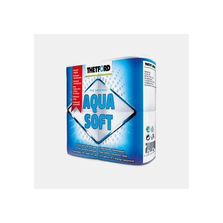 Rodillos AQUA SOFT THETFORD para inodoros químicos, paquete de 4