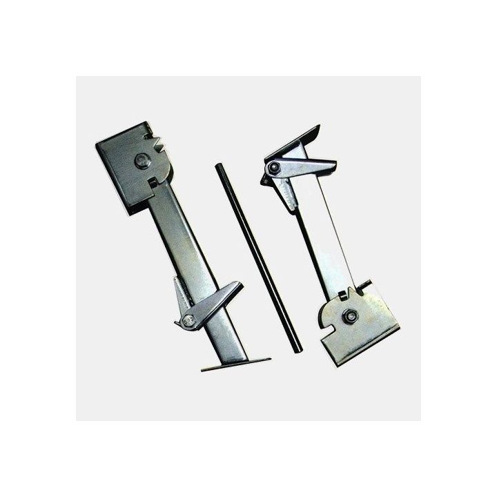 Vérins et levier Jack Haut levage : 29-45 cm - pour fourgon, camping-car ou caravane - vendus par 2.