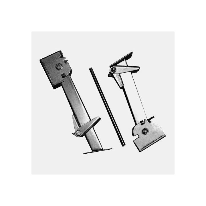 Vérins de levage Jack Hauteur: 39-55 cm LIPPERT- pour fourgon, camping-car ou caravane - vendus par 2.