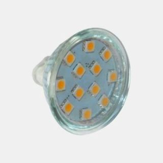 MR16 12 LED 5050 12V 2.4W 100LM Bulb