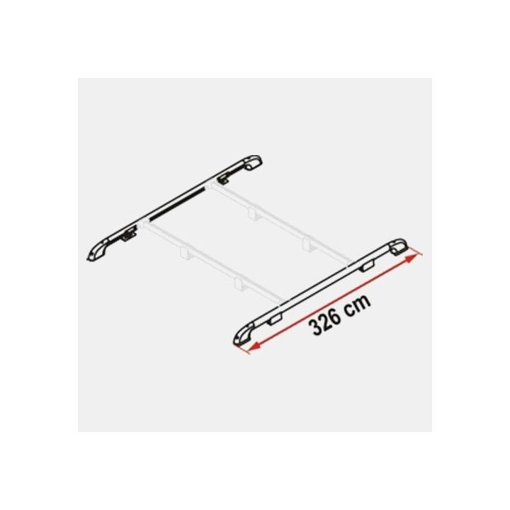 Dachgalerie ROOF RAIL 300 cm Fiamma