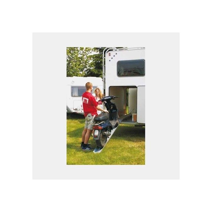 Porte-moto CARRY MOTO Fiamma - aluminium -l: 14-18 cm.Lmaxi: 180 cm. charge maxi:200 kg