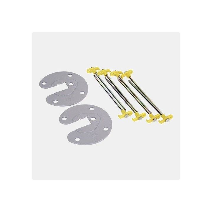 AWNING PLATE FIAMMA Schalenfüße für Markisen und Vorzelte - 2 Stück