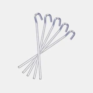 Set aus 5 Heringen L: 23 cm Stahl für harte Böden