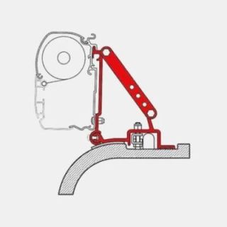 Adapter FIAT DUCATO, PEUGEOT BOXER, CITROEN JUMPER High Roof bis Juni 2006 für Markise F45S Fiamma