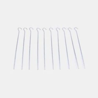 Kit de 10 piquets sardines L: 24 cm acier - sols mous