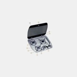 Bouton rotatif pour gazinière HB4500 DOMETIC