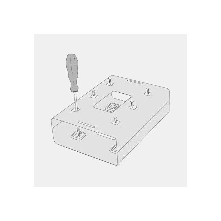 Coffre-fort mini compact 16x23x7.3 cm pour fourgons et vans