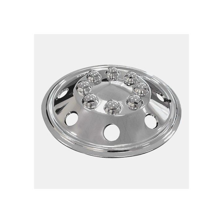Kit di 4 copricerchi cromati da 16" per furgoni e furgoncini