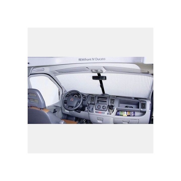 Vorhang Beige Remifront IV für Windschutzscheibe von Fiat Ducato X250 09/2011-04/2014 ohne Regensensor