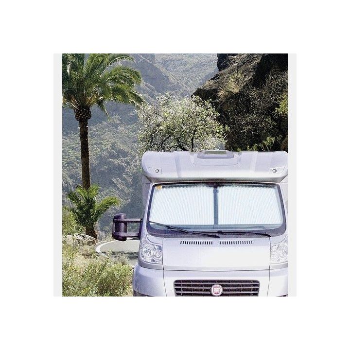 Rideau Beige Remifront IV pour pare-brise de Fiat Ducato X250 09/2011-04/2014 sans capteur pluie