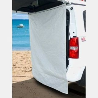 Shower screen/curtain for vans with tailgate