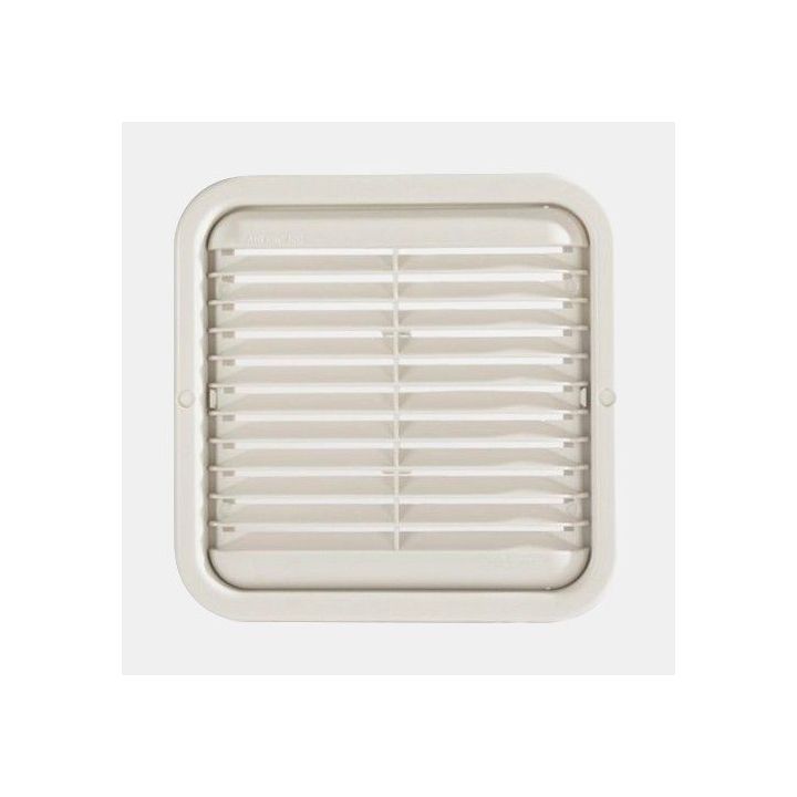 Grille aération 166x166 mm grise pour camping car