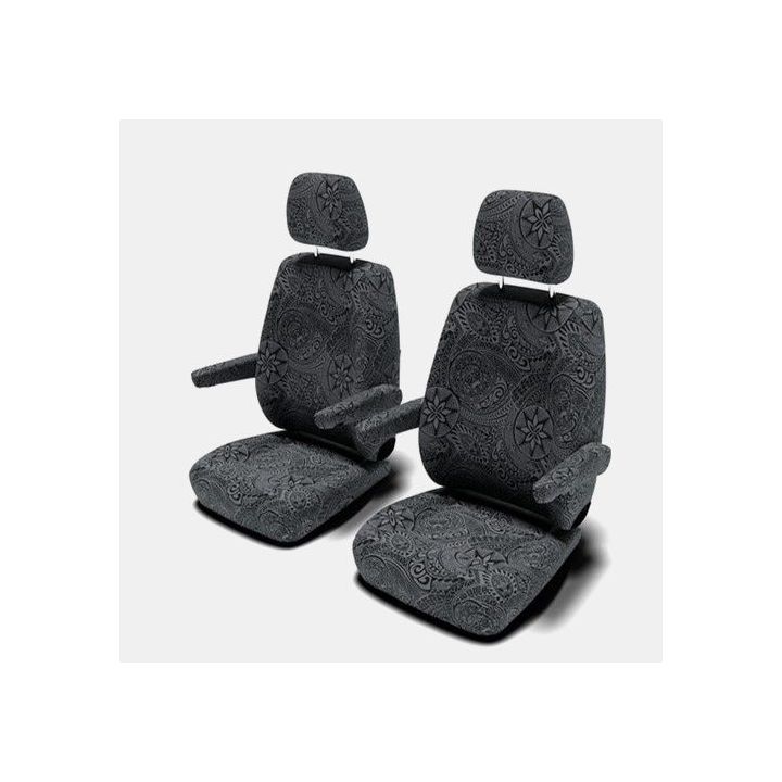 Jeu de housses sur mesure conducteur et passager pour Citroën Campster 2016 - Hawaïan Dream